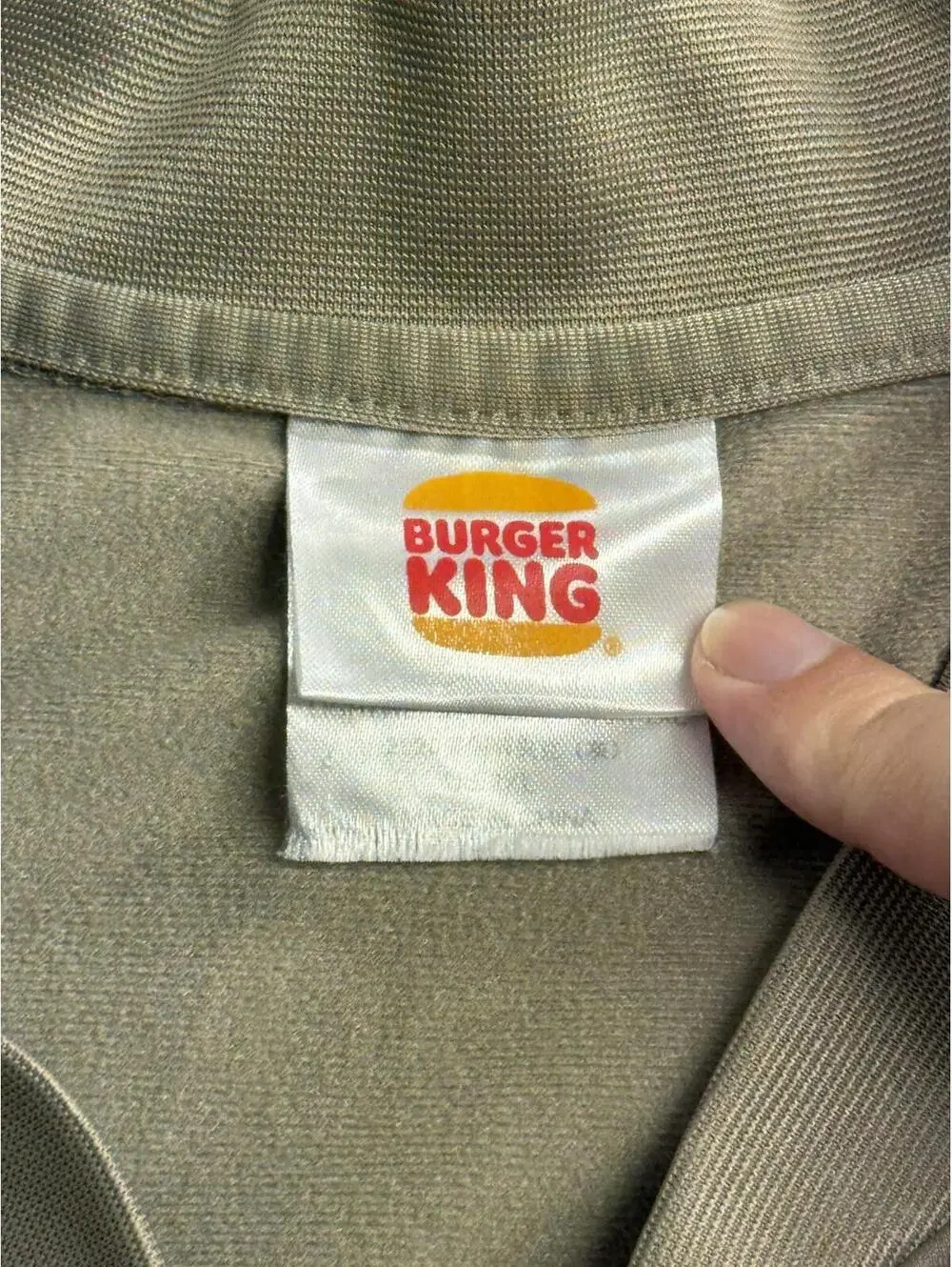 Burger King Jacket - Employee Style Old School BK Logo 2XL